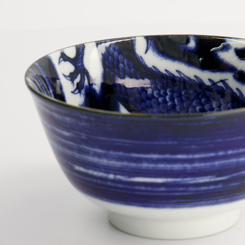 Blue Japonism Dragon 12cm Porcelain Tayo Bowls