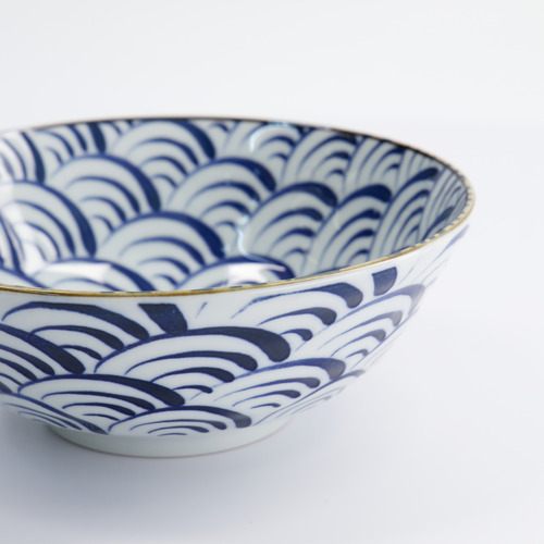 Natsu Nami 21cm Porcelain Ramen Bowls