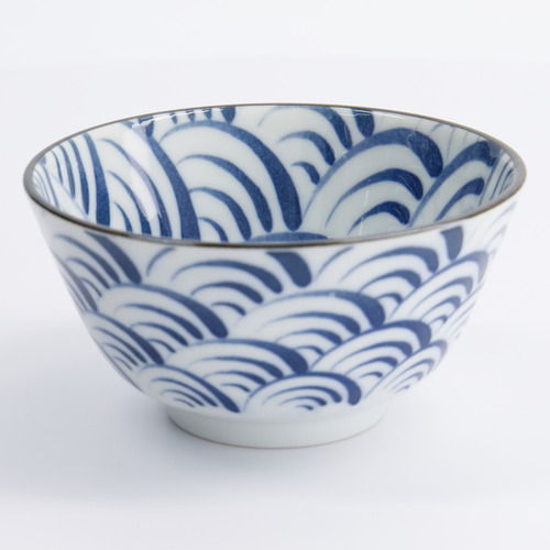 Natsu Nami 12cm Porcelain Rice Bowls