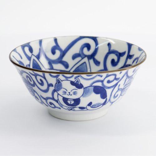 Kawaii Cat Neko Swirl Cat 15cm Tayo Bowls