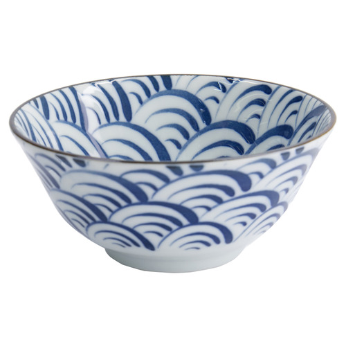 Natsu Nami 15cm Porcelain Tayo Bowls