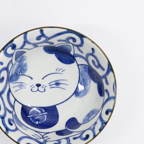 Kawaii Cat Neko Swirl Cat 15cm Tayo Bowls