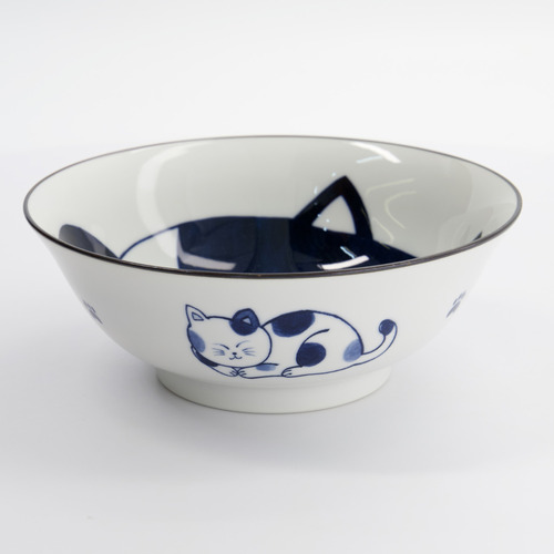 Kawaii Cat Neko Blue Cat 20cm Ramen Bowls