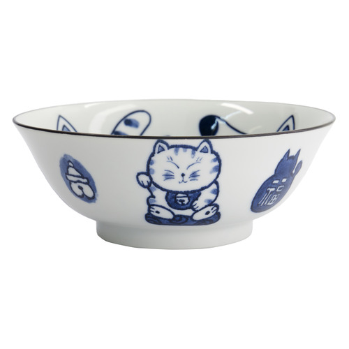 Kawaii Cat Neko Twin Cat 20cm Ramen Bowls