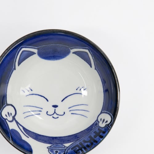 Kawaii Cat Neko White Cat 15cm Tayo Bowls
