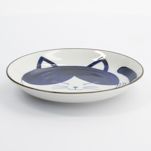 Kawaii Cat Neko Blue Cat 16.5cm Plates