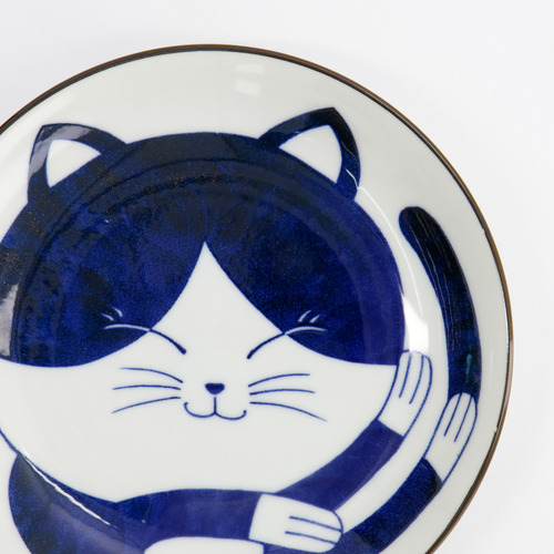 Kawaii Cat Neko Blue Cat 16.5cm Plates