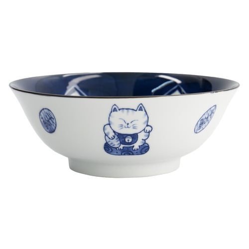 Kawaii Cat Neko White Cat 20cm Ramen Bowls