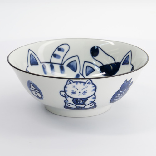 Kawaii Cat Neko Twin Cat 20cm Ramen Bowls