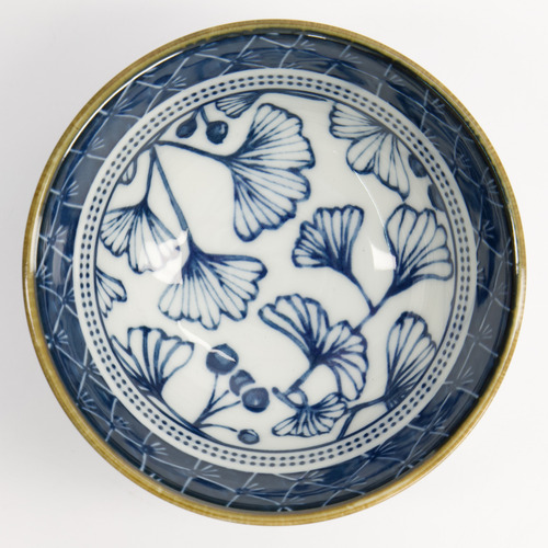 Flora Japonica Gingko 12cm Porcelain Rice Bowls