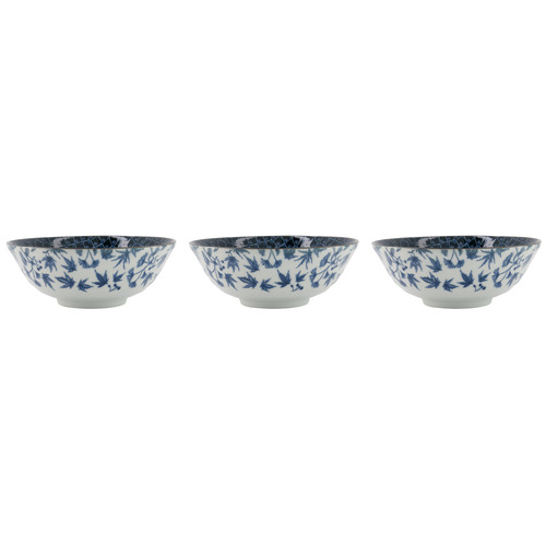 Flora Japonica Gingko 21cm Porcelain Ramen Bowls