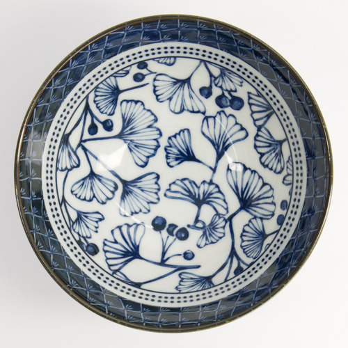 Flora Japonica Gingko Sori 18cm Porcelain Bowls