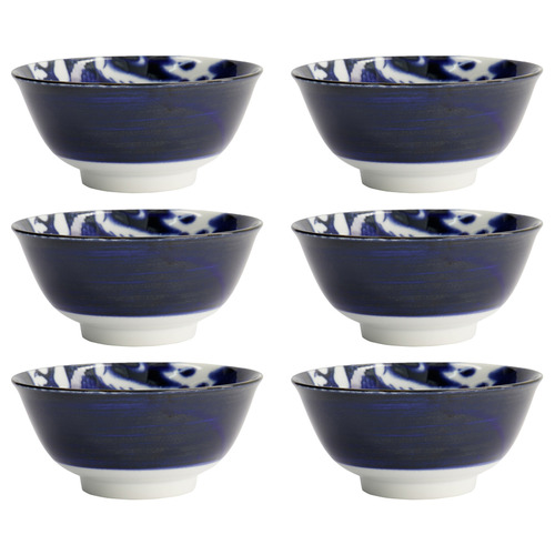 Japonism Blue Dragon 14cm Porcelain Tayo Bowls