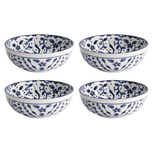 Tokyo Blue Maizuru 20cm Porcelain Ramen Bowls