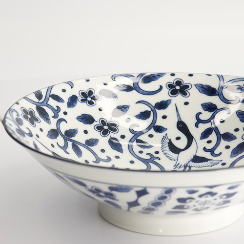 Tokyo Blue Maizuru 25.4cm Porcelain Ramen Bowls