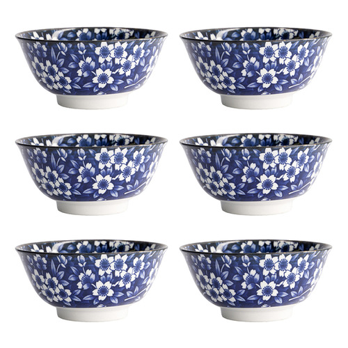 Tokyo Blue Sakura 15cm Porcelain Tayo Bowls