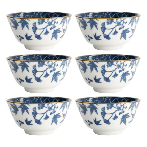 Flora Japonica Gingko 12cm Porcelain Rice Bowls