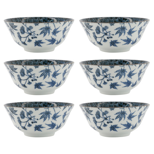 Flora Japonica Gingko 15.5cm Porcelain Tayo Bowls
