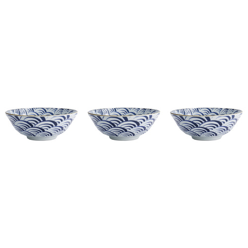 Natsu Nami Porcelain Ramen Bowls