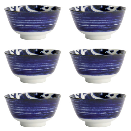 Blue Japonism Dragon 12.7cm Porcelain Tayo Bowls