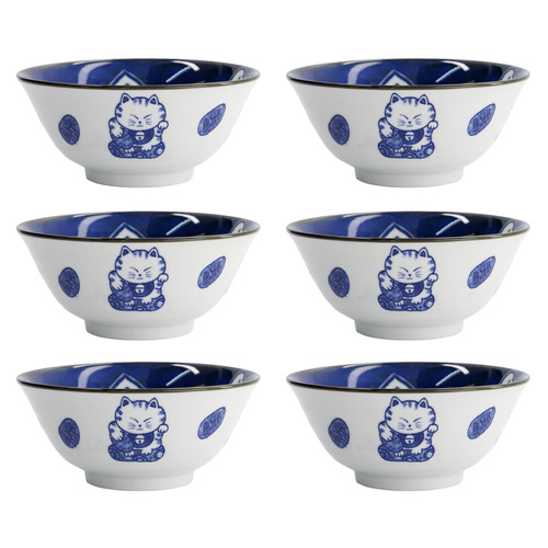 Kawaii Cat Neko White Cat 14.9cm Tayo Bowls