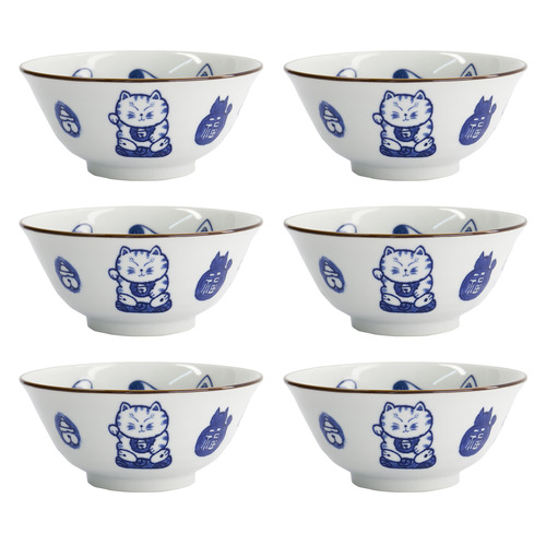 Kawaii Cat Neko Twin Cat 14.9cm Tayo Bowls
