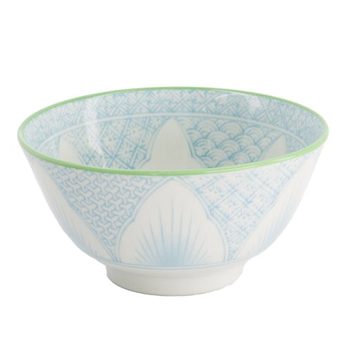 Lily Flower 13.5cm Porcelain Rice Bowls