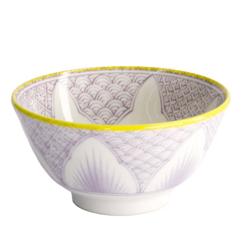 Lily Flower 13.5cm Porcelain Rice Bowls