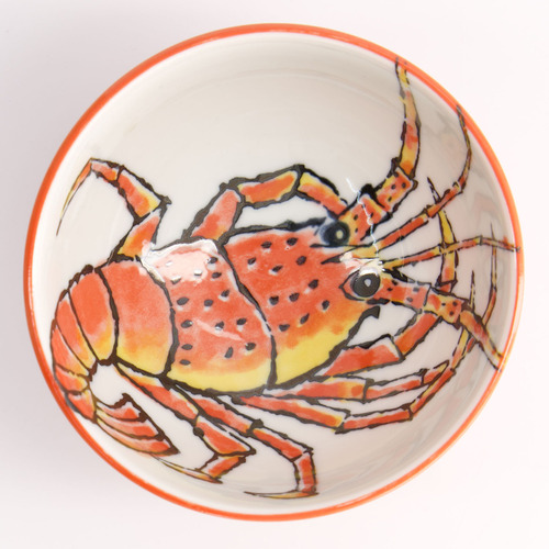 Seafood Lobster 11.2cm Porcelain Rice Bowls