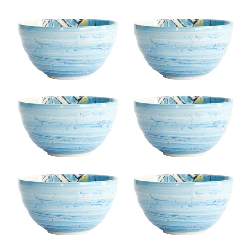 Seafood Crab 13.2cm Porcelain Rice Bowls
