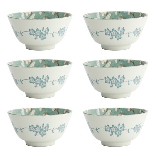 Fujisakura 12cm Porcelain Rice Bowls