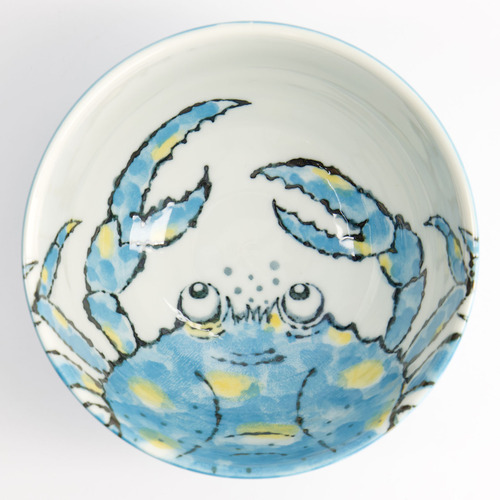 Seafood Crab 13.2cm Porcelain Rice Bowls