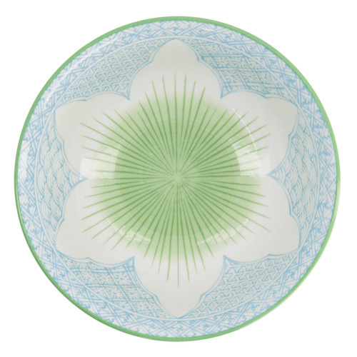 Lily Flower 20.5cm Porcelain Ramen Bowls