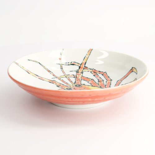 Seafood Lobster 21.7cm Porcelain Deep Plates