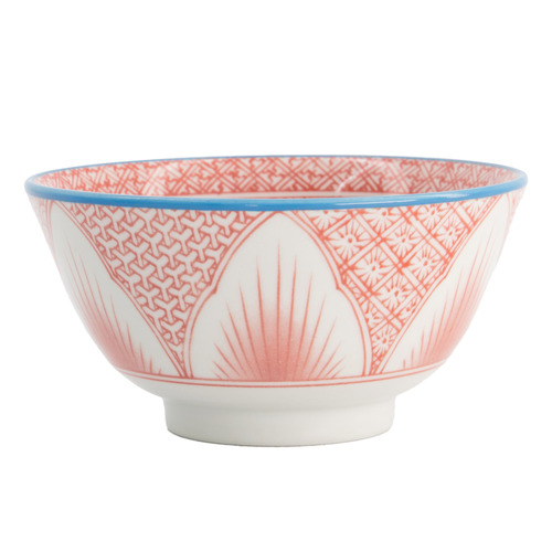 Lily Flower 13.5cm Porcelain Rice Bowls