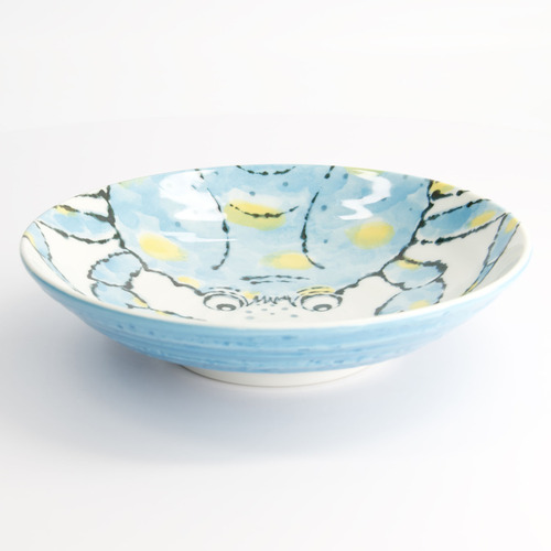 Seafood Crab 21.7cm Porcelain Deep Plates