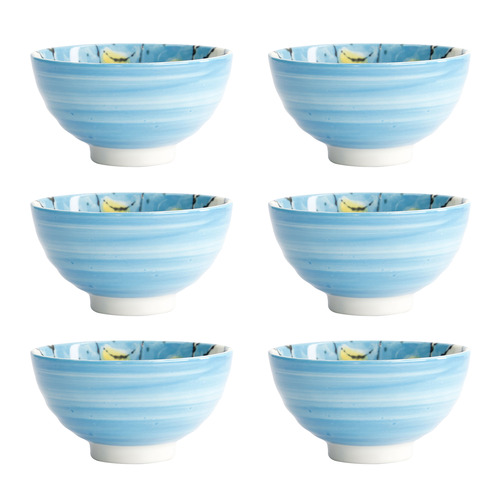 Seafood Crab 11.2cm Porcelain Rice Bowls