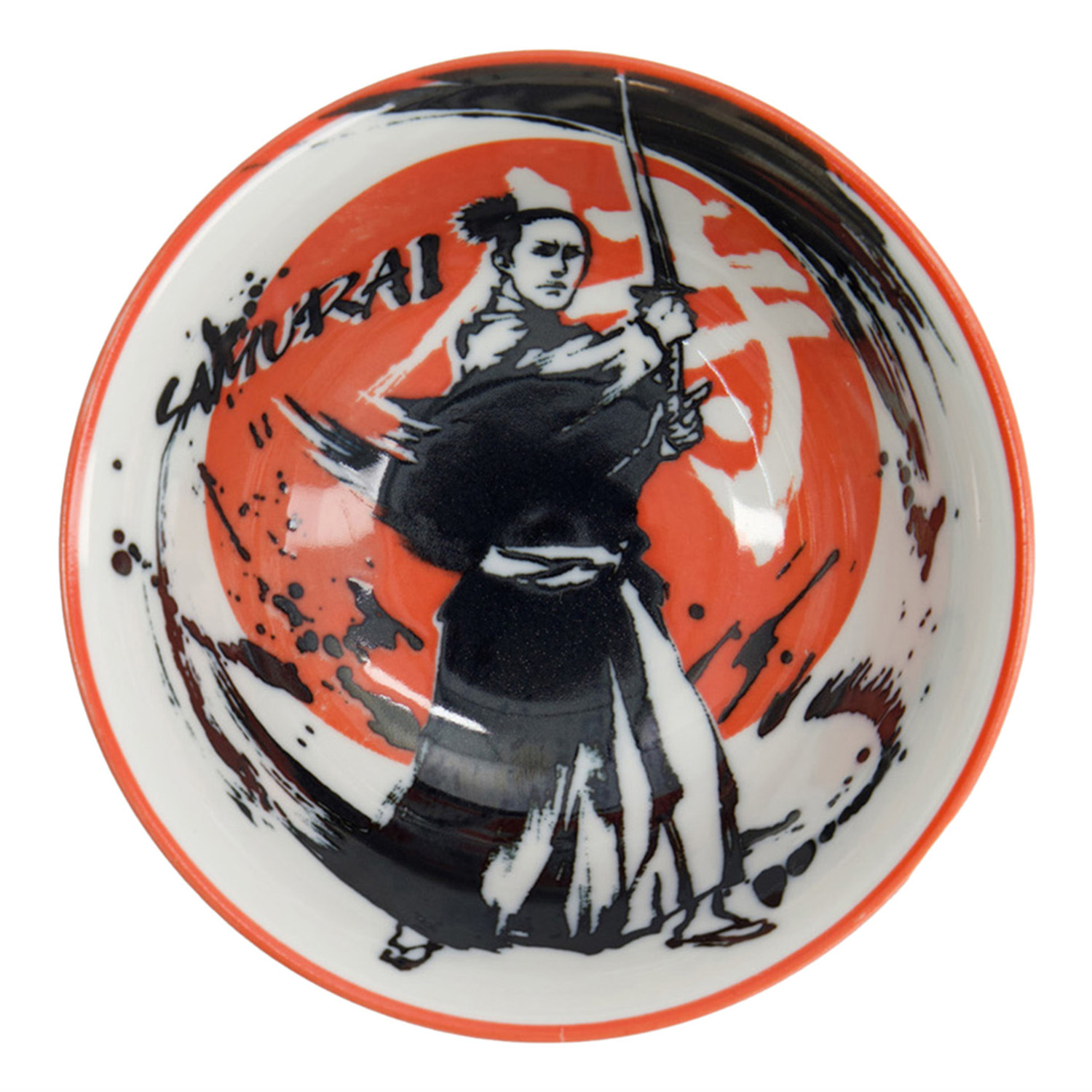 Asakusa Samurai Porcelain Bowls