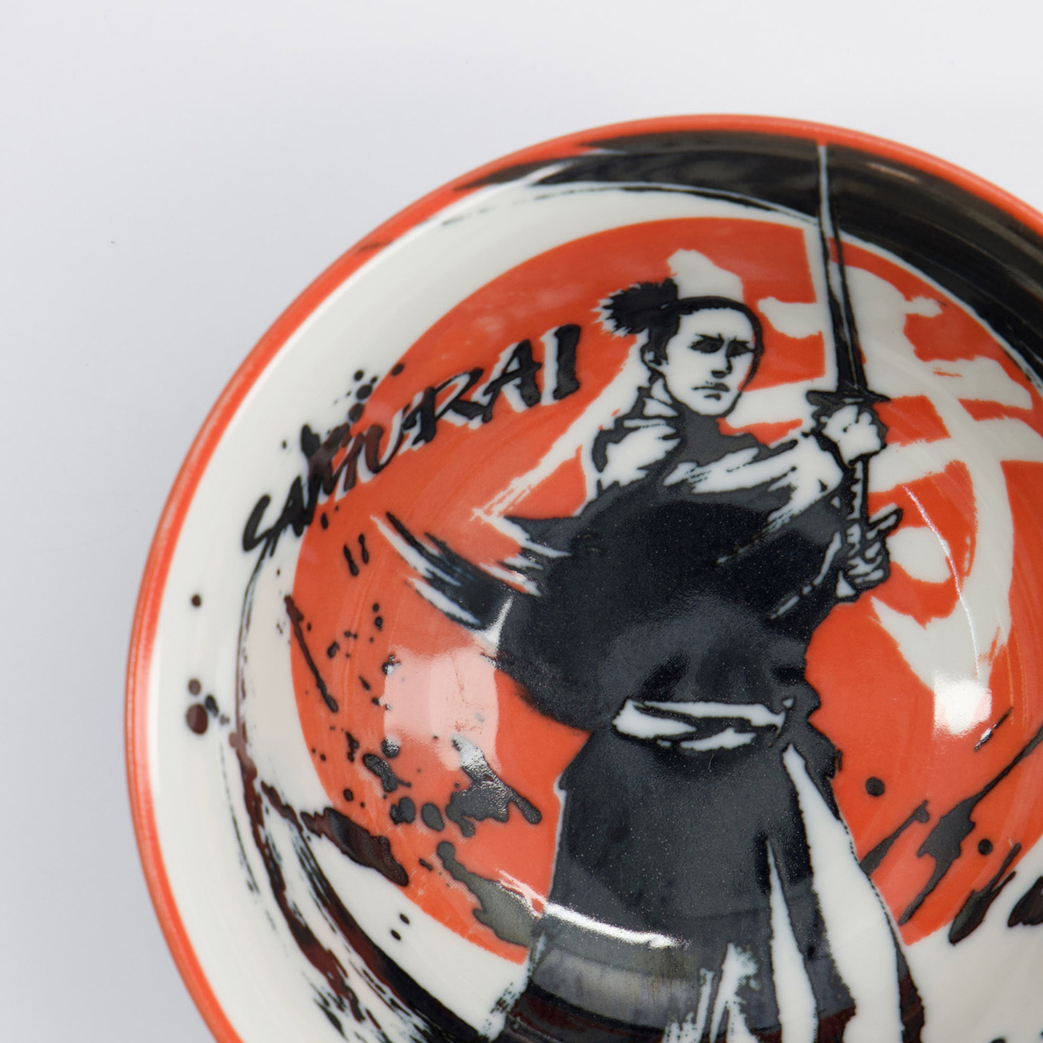 Asakusa Samurai Porcelain Bowls