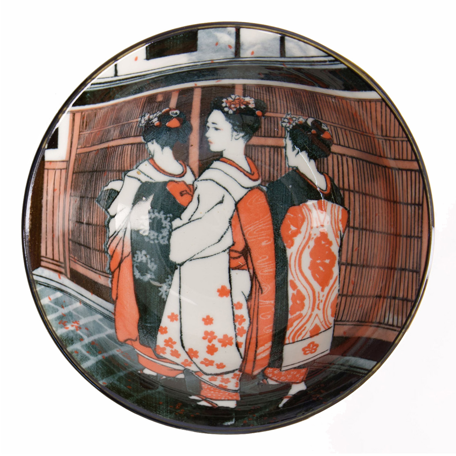 Asakusa Geisha Porcelain Bowls