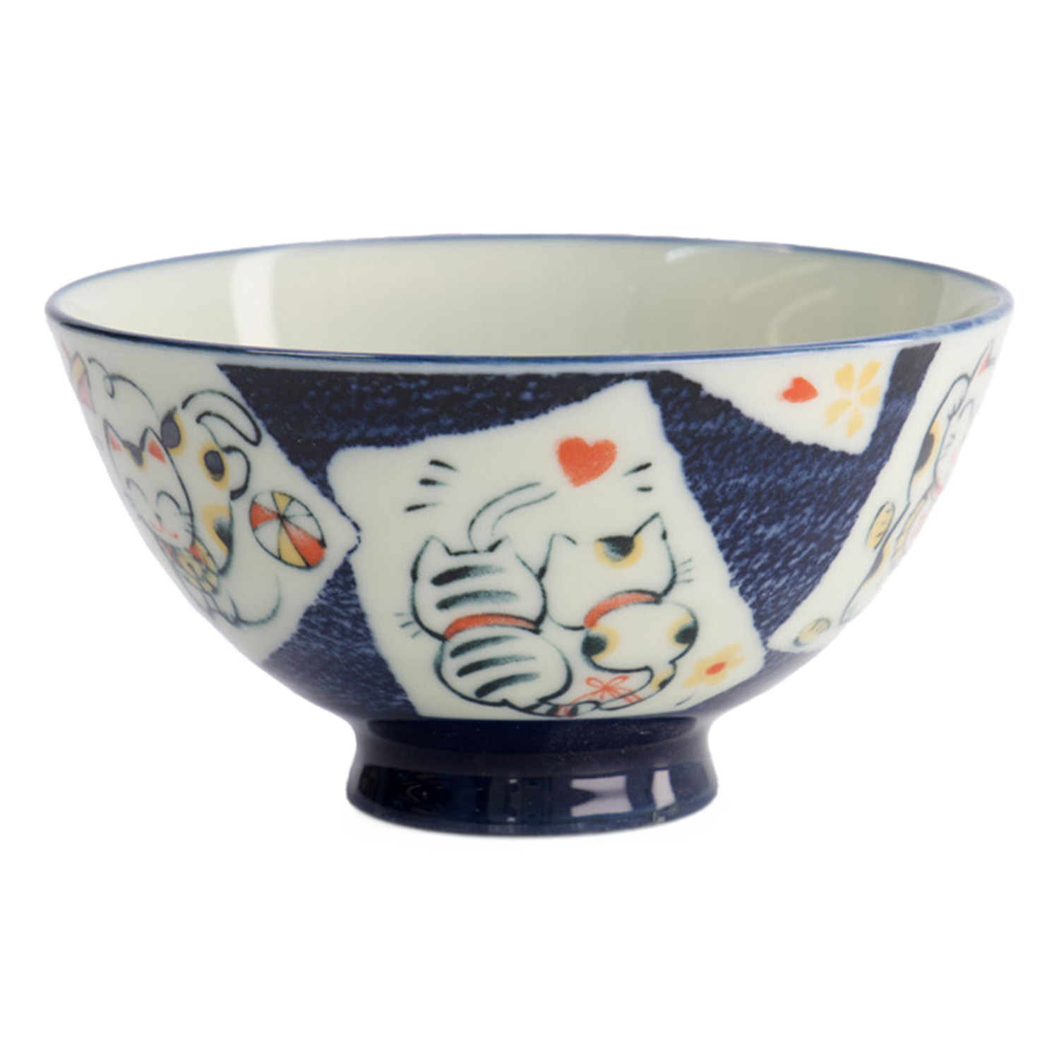 Kawaii Card Porcelain Rice Bowls
