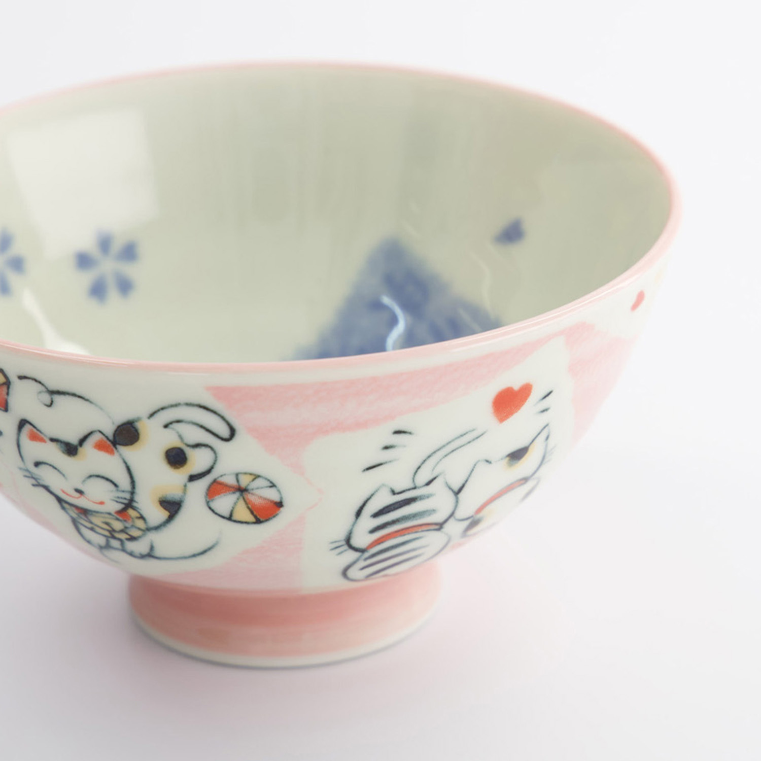 Kawaii Card Porcelain Rice Bowls