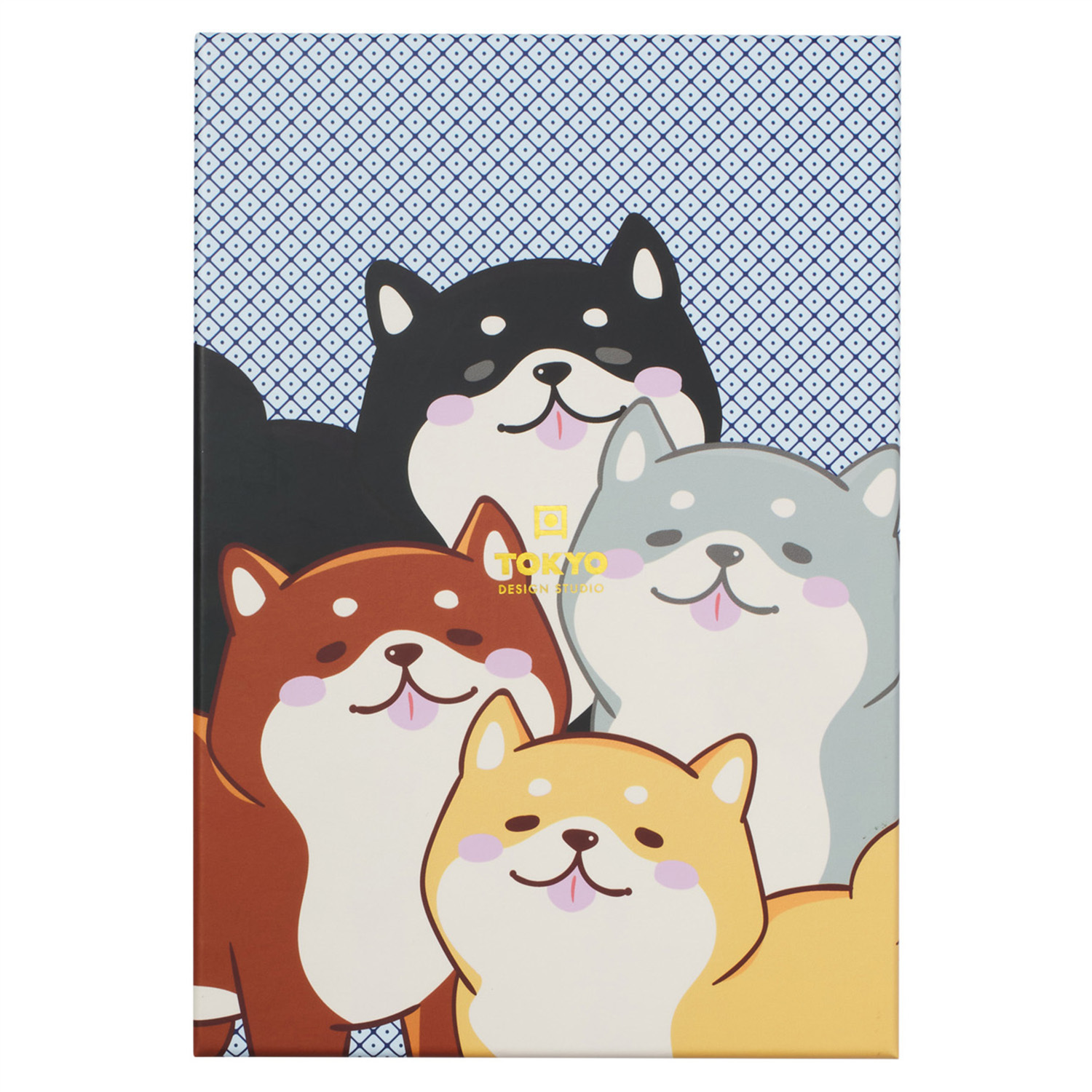 5 Pairs Shiba Dog Bamboo Chopsticks with Rest Gift Set