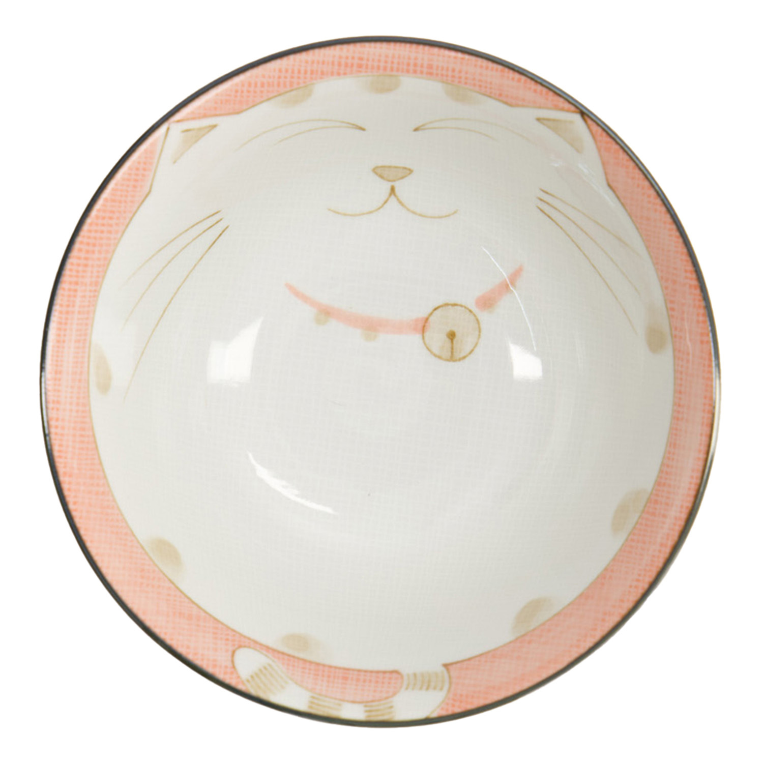 Kawaii Neko Cat 13 x 6.5cm Porcelain Tayo Bowls