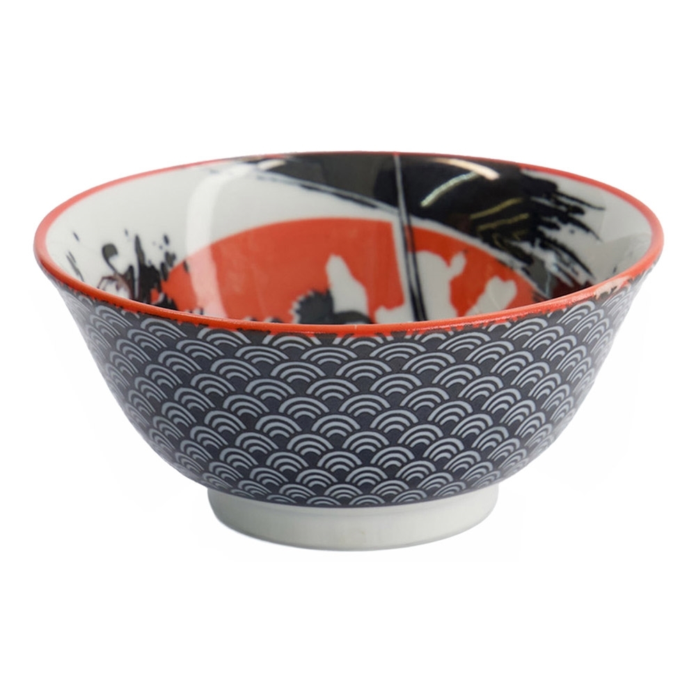 Asakusa Samurai Porcelain Bowls