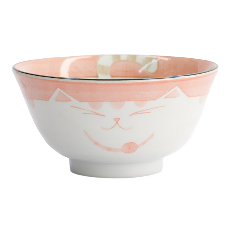Kawaii Neko Cat 13 x 6.5cm Porcelain Tayo Bowls