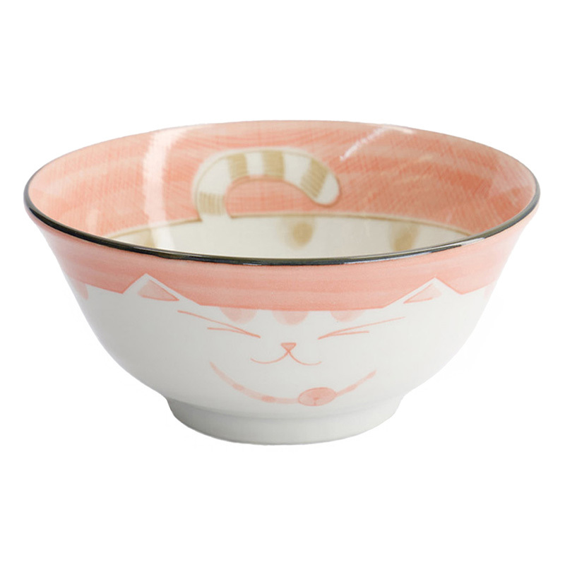 Kawaii Neko Cat 15 x 7cm Porcelain Tayo Bowls