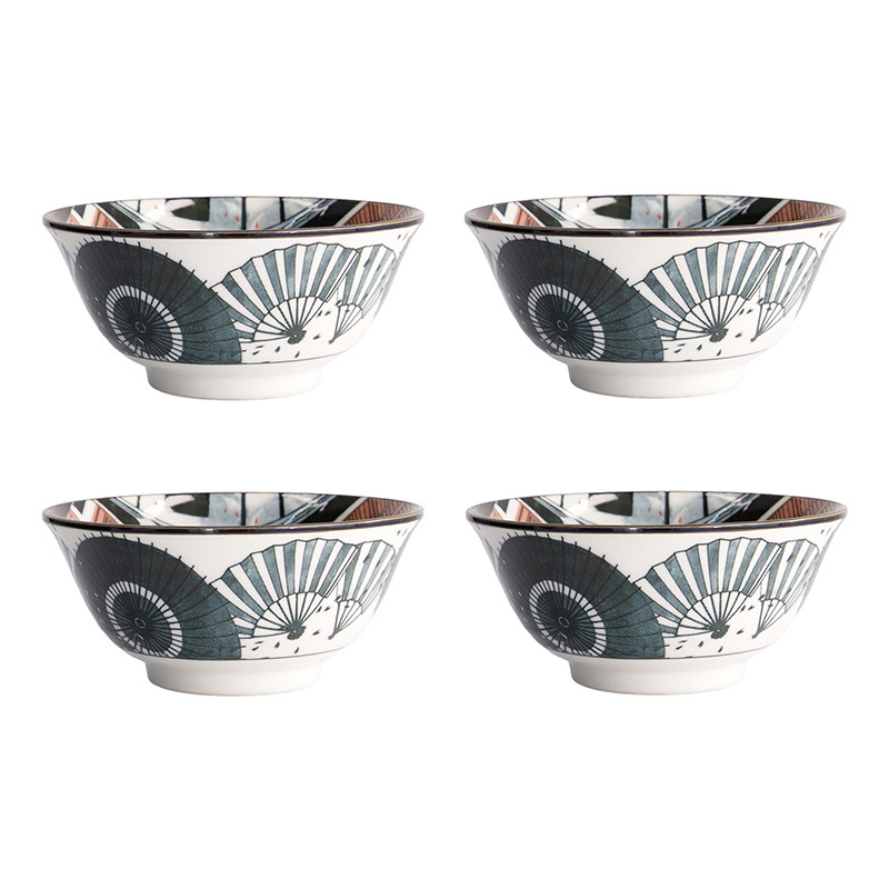 Asakusa Geisha Porcelain Bowls
