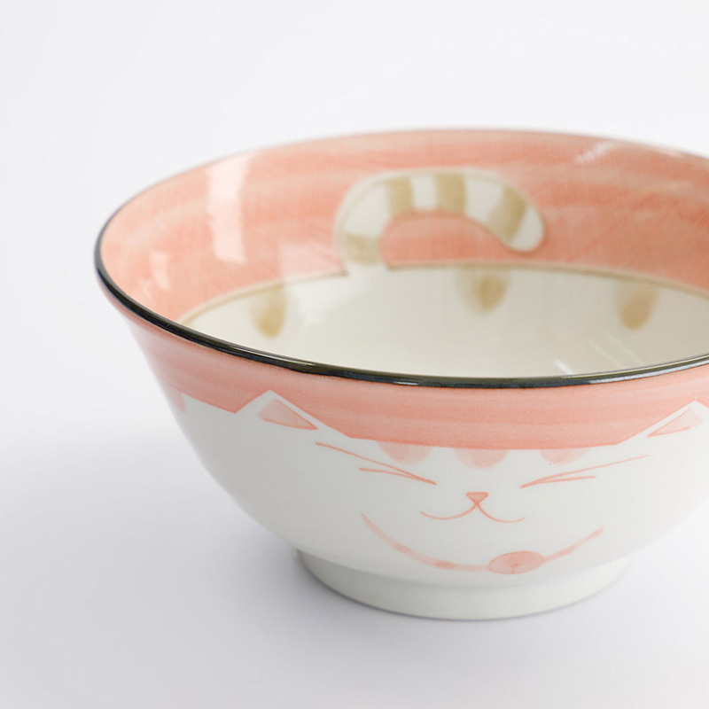 Kawaii Neko Cat 15 x 7cm Porcelain Tayo Bowls