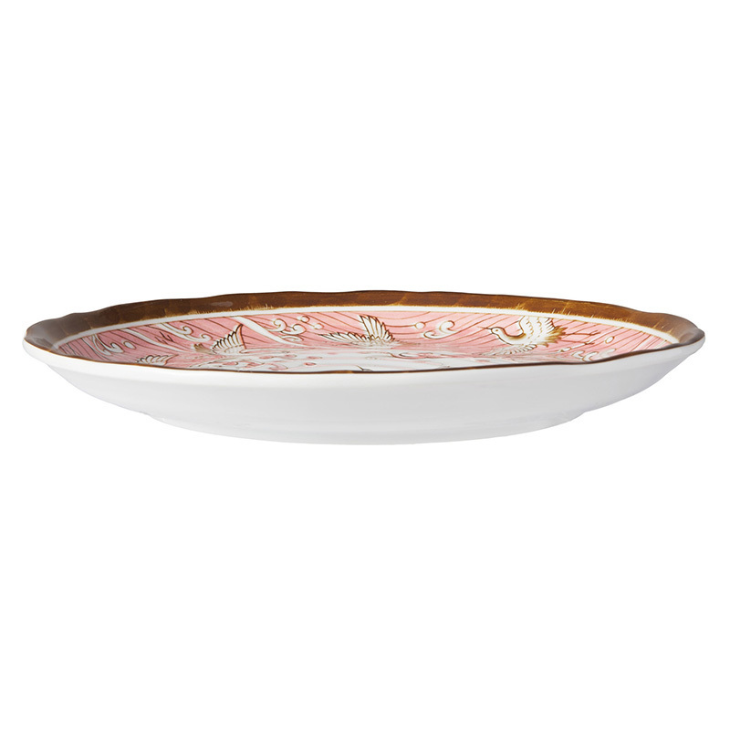 Crane Porcelain Dinner Plates